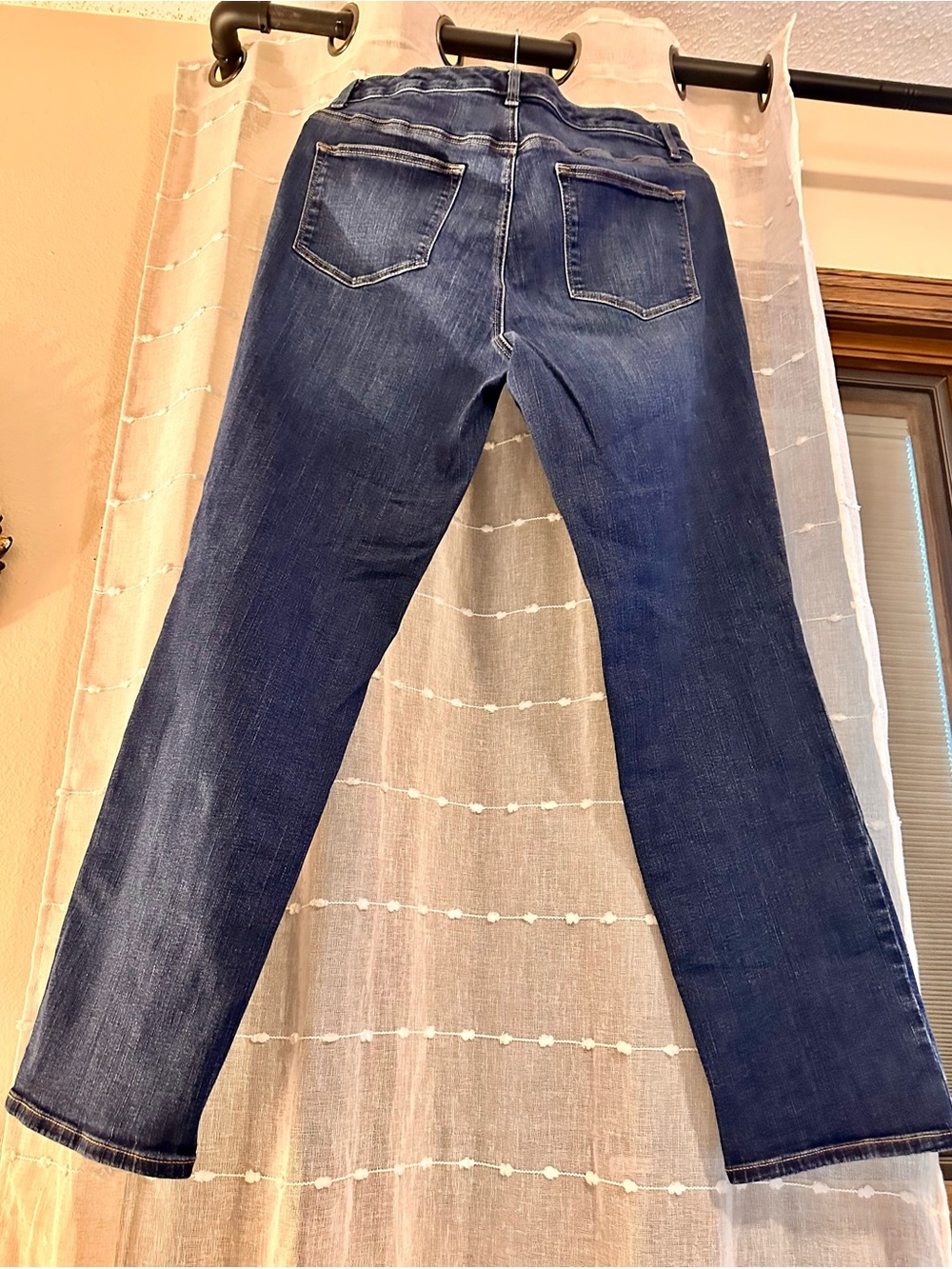 Talbots Women's Dark Blue Straight-Leg Jeans - Picture 2 of 3